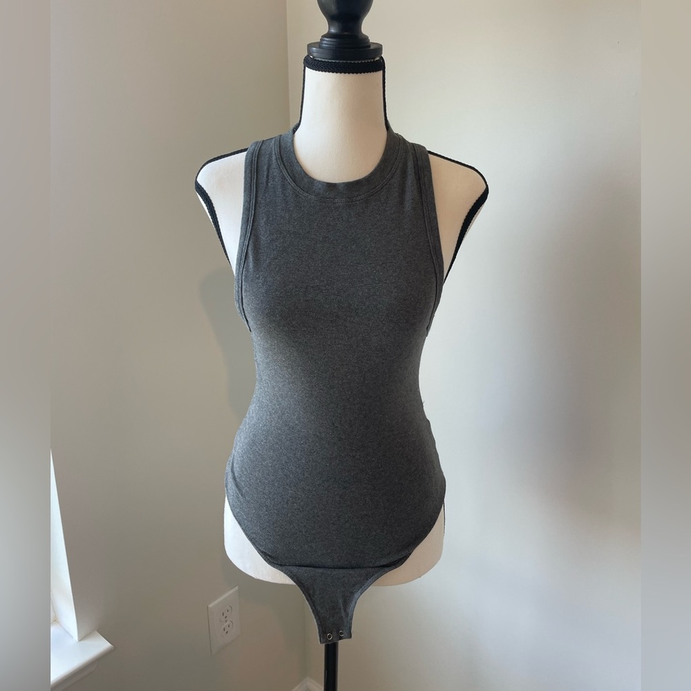 Forever 21 grey tank body suit